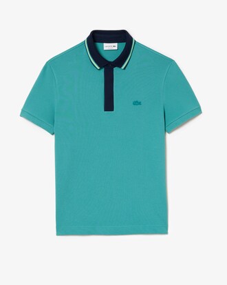 Polo Smart Paris Regular Fit com gola contrastante