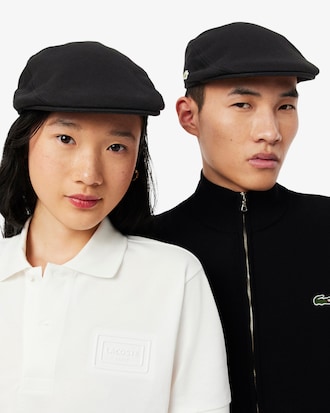 Boina Petit Piqu&eacute; com Crocodilo Bordado