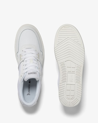 T&ecirc;nis masculino Lacoste L001 monocrom&aacute;tico em couro