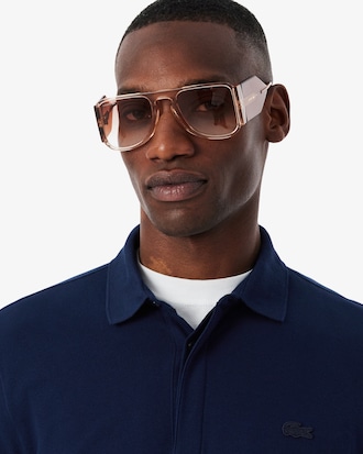 Polo Masculina Paris Manga Longa em Algod&atilde;o Piqu&eacute; com Stretch