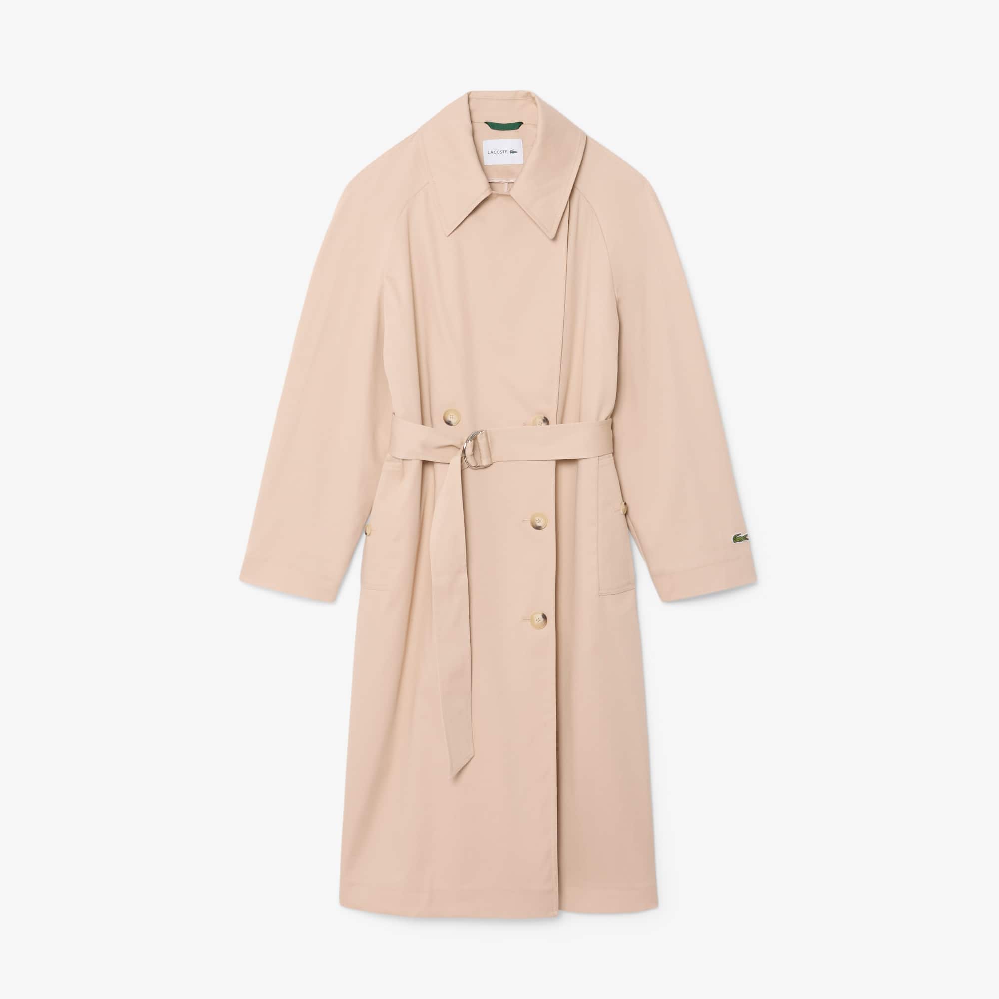 Trench Coat Oversized Repelente à Água - Jaquetas e Casacos