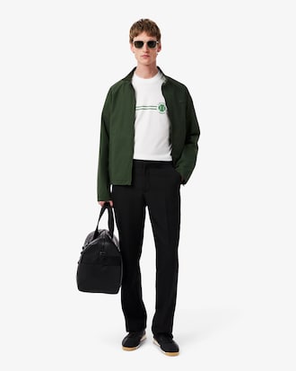 Camiseta em Malha de Algod&atilde;o Bordada e Estampada