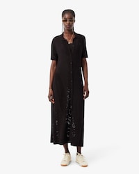 Vestido tipo polo de crochet