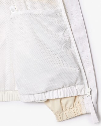 Campera Corta Oversized De Patchwork Resistente Al Agua