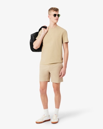 Bermuda de modelagem ajustada em malha stretch