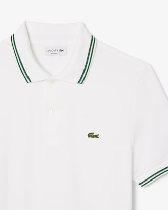 Polo L.12.12 con Acento en Ruedo Fit Regular