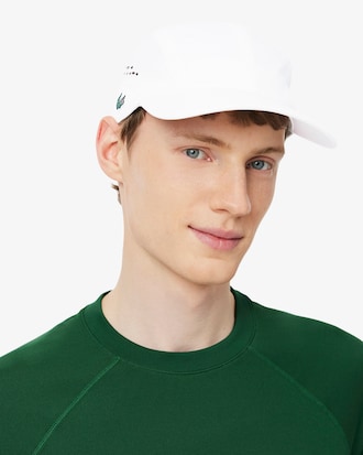 Gorra de tenis de tafet&aacute;n diamantado