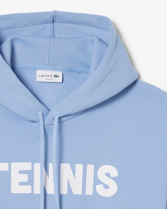 Buzo con capucha de tenis con estampado