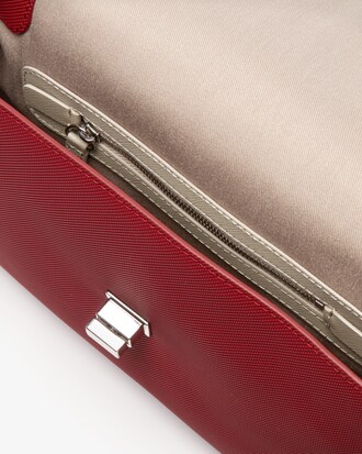 Bolsa tiracolo feminina Daily Classic em lona de Piqué revestido