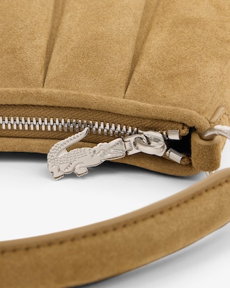 Bolsa Pequena Lenglen de Couro Camur&ccedil;a