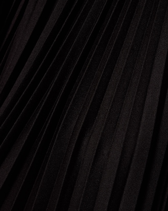 Pollera Plisada Larga Con Cintura Elastizada