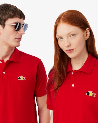 Camisa Polo Original L.12.12 Classic Fit Edi&ccedil;&atilde;o CopaB&eacute;lgica