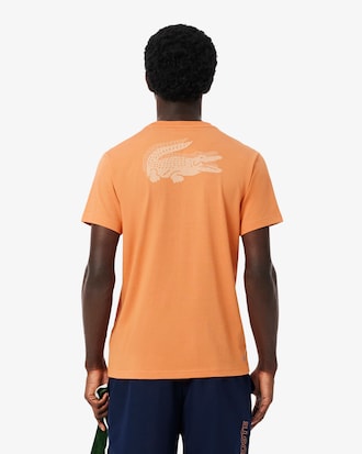 Remera deportiva gr&aacute;fica con cocodrilo UltraDry