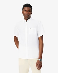 Camisa de Lino Manga Corta
