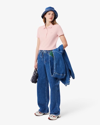 Camisa Polo Mini-Piqu&eacute; Stretch Slim Fit L.12.D