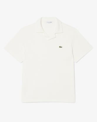 Camisa Polo Classic Fit em Algod&atilde;o e Linho