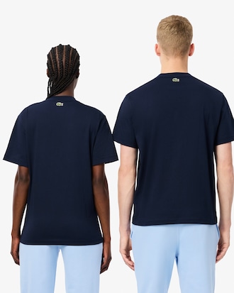 Camiseta em Algod&atilde;o com Estampa Assinada