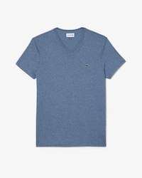 Remera De Algodón Pima Con Cuello En V