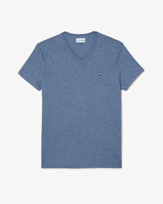 Remera De Algod&oacute;n Pima Con Cuello En V