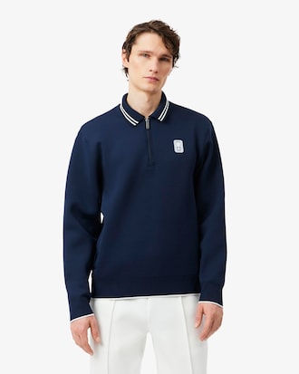 Buzo de tenis con cremallera y cuello polo Heritage