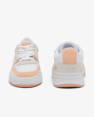 T&ecirc;nis Feminino de Couro L001 com Logotipo na L&iacute;ngua