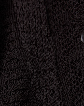 Vestido tipo polo de crochet