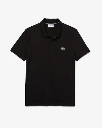Polo masculina Lacoste Slim Fit em piqu&eacute; de algod&atilde;o com stretch