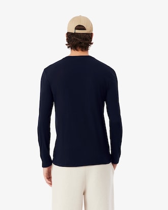 Camiseta de Algod&atilde;o Pima com Manga Longa