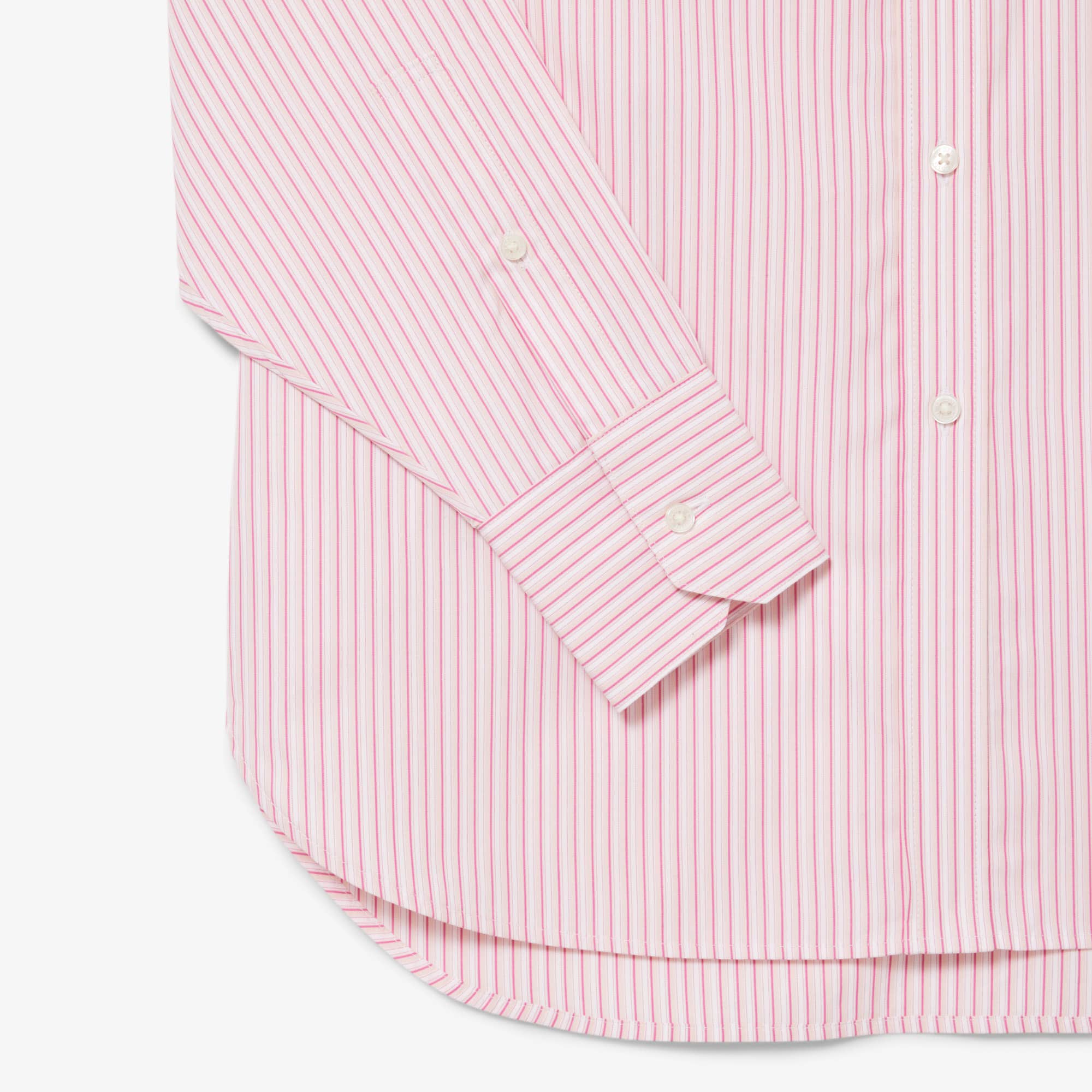 Camisa Oversized Manga Comprida Lacoste em Popeline