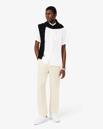 Camisa de Lino Manga Corta