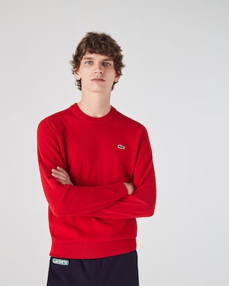 Suéter em Jersey de Algodão com Gola Careca
