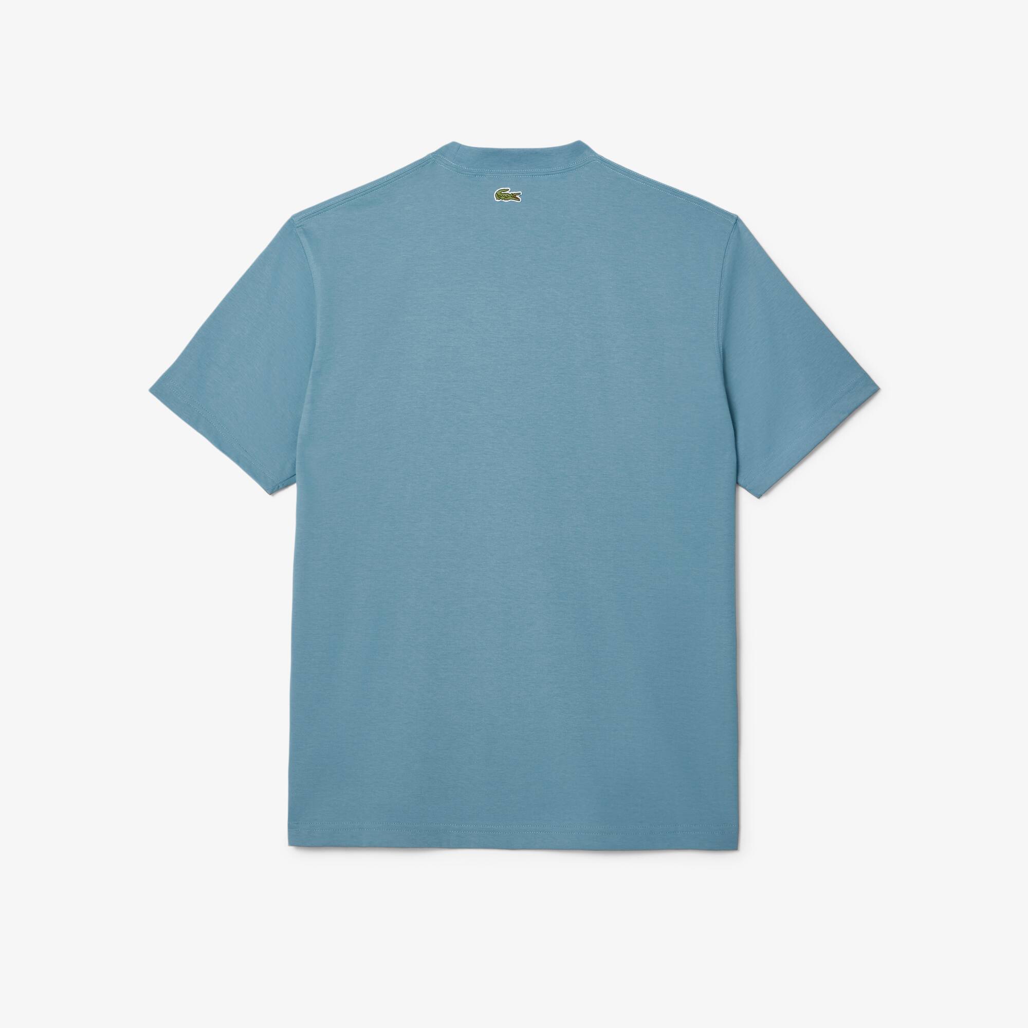 Camiseta em Algodão Lacoste Since 1933 de Caimento Clássico