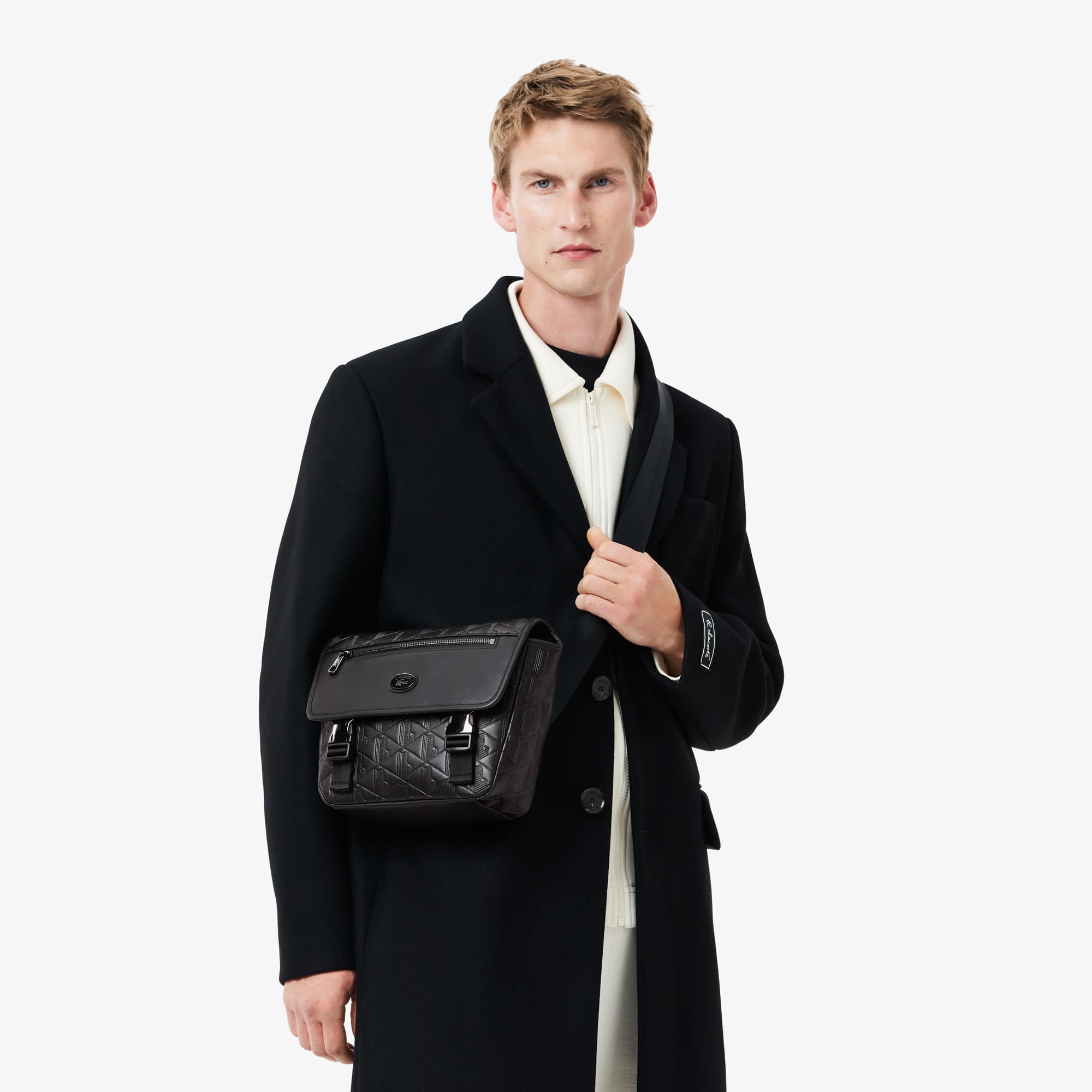 Bolsa Transversal Pequena Fecho de Aba Lacoste Nomogramme