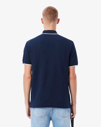 Polo L.12.12 Con Acento En El Bolsillo Fit Clásico