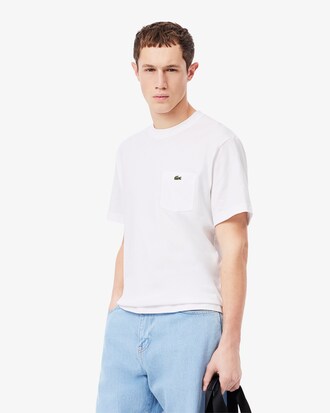 Camiseta de Algod&atilde;o com Bolso no Peito