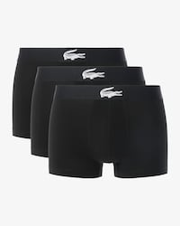 Kit com 3 Cuecas Boxer em Malha Stretch