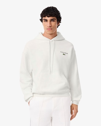 Blusa de Moletom de Capuz de Velo de L&atilde; de Estampa M&uacute;ltipla