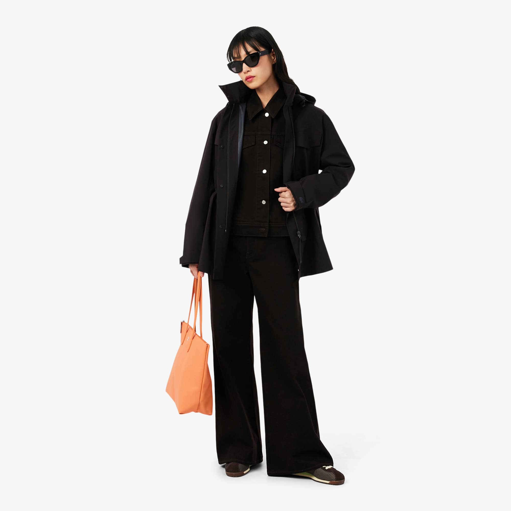 Parka Impermeável Oversized de Comprimento Médio - Jaquetas e