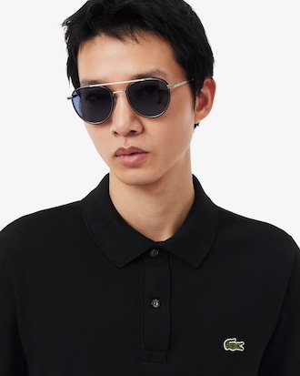 Polo Slim Fit L.12.12 em Piqu&eacute;
