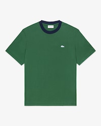 Camiseta de Algod&atilde;o Colour-Block - Modelagem cl&aacute;ssica