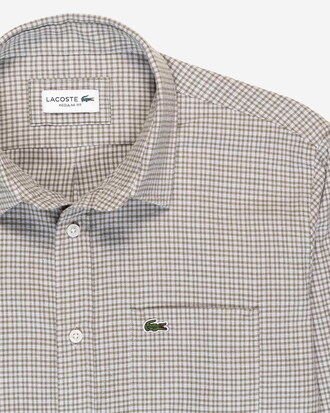 Camisa De Algod&oacute;n A Cuadros