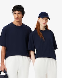 Camiseta de Malha Pesada de Caimento Folgado