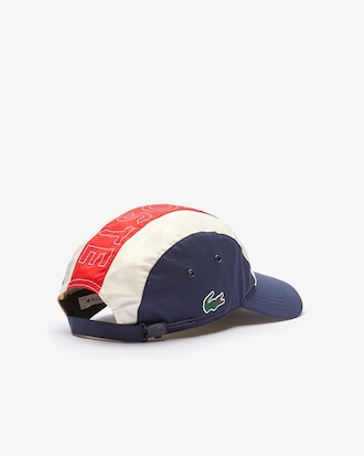 Bon&eacute; masculino leve e resistente &agrave; &aacute;gua com colorblock e assinatura