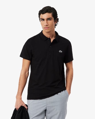Camisa Polo de Algod&atilde;o Misto de Caimento Regular