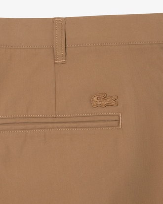 Pantalones de sarga plisada de corte oversized