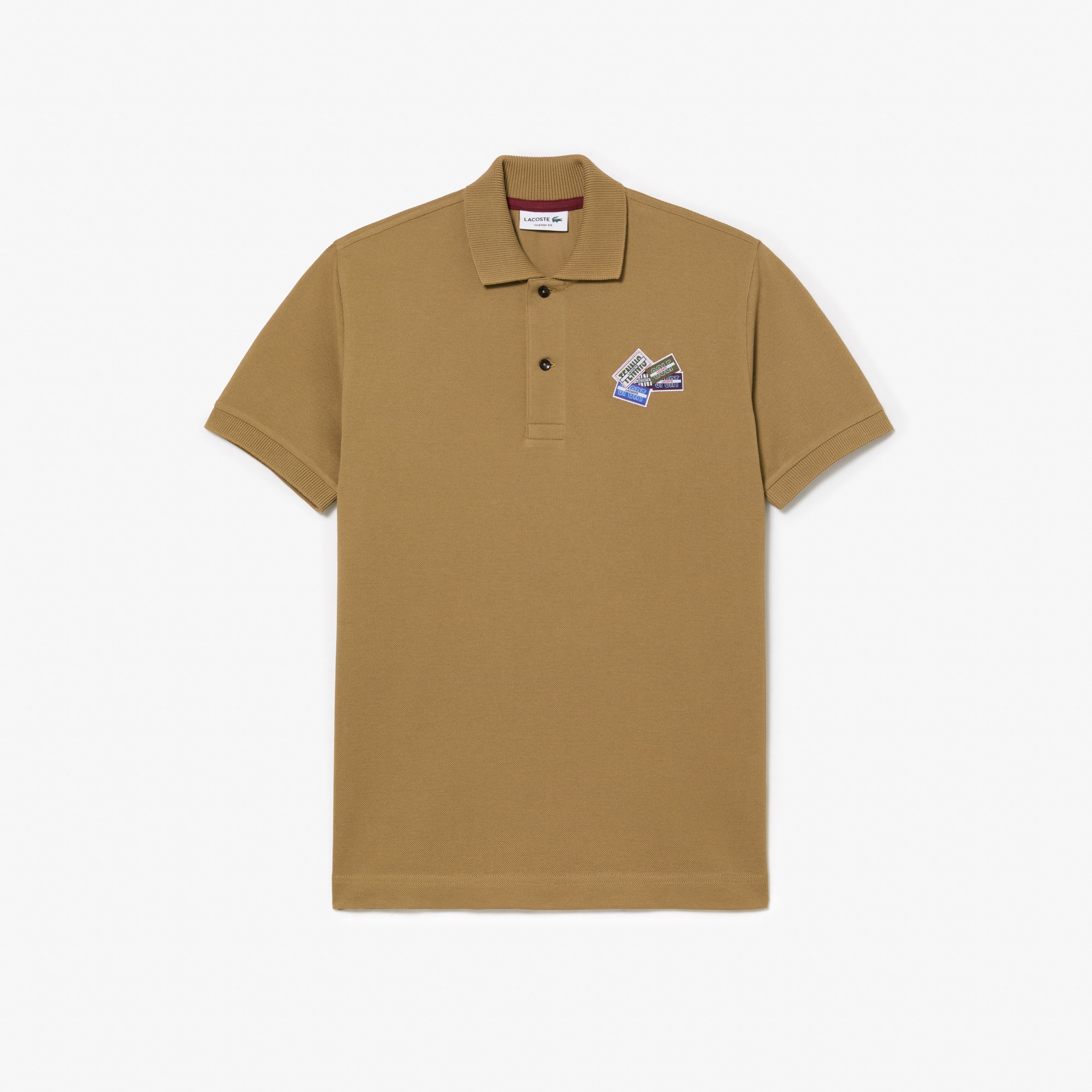 Polo masculina L.12.12 em piqué de algodão com emblema | Lacoste