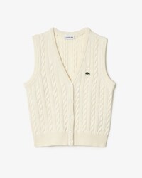 Cardigan em Tric&ocirc; de Algod&atilde;o e L&atilde;