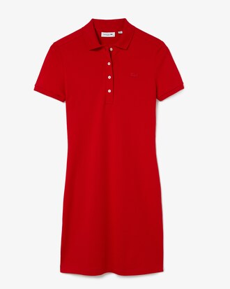 Vestido Estilo Polo De Piqu&eacute; Elastizado Slim Fit