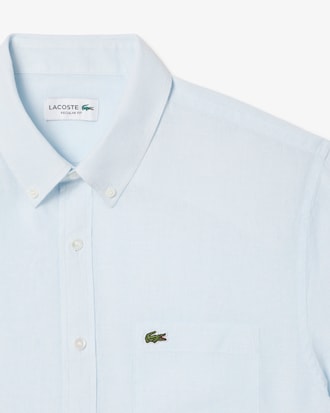 Camisa de Lino Manga Corta