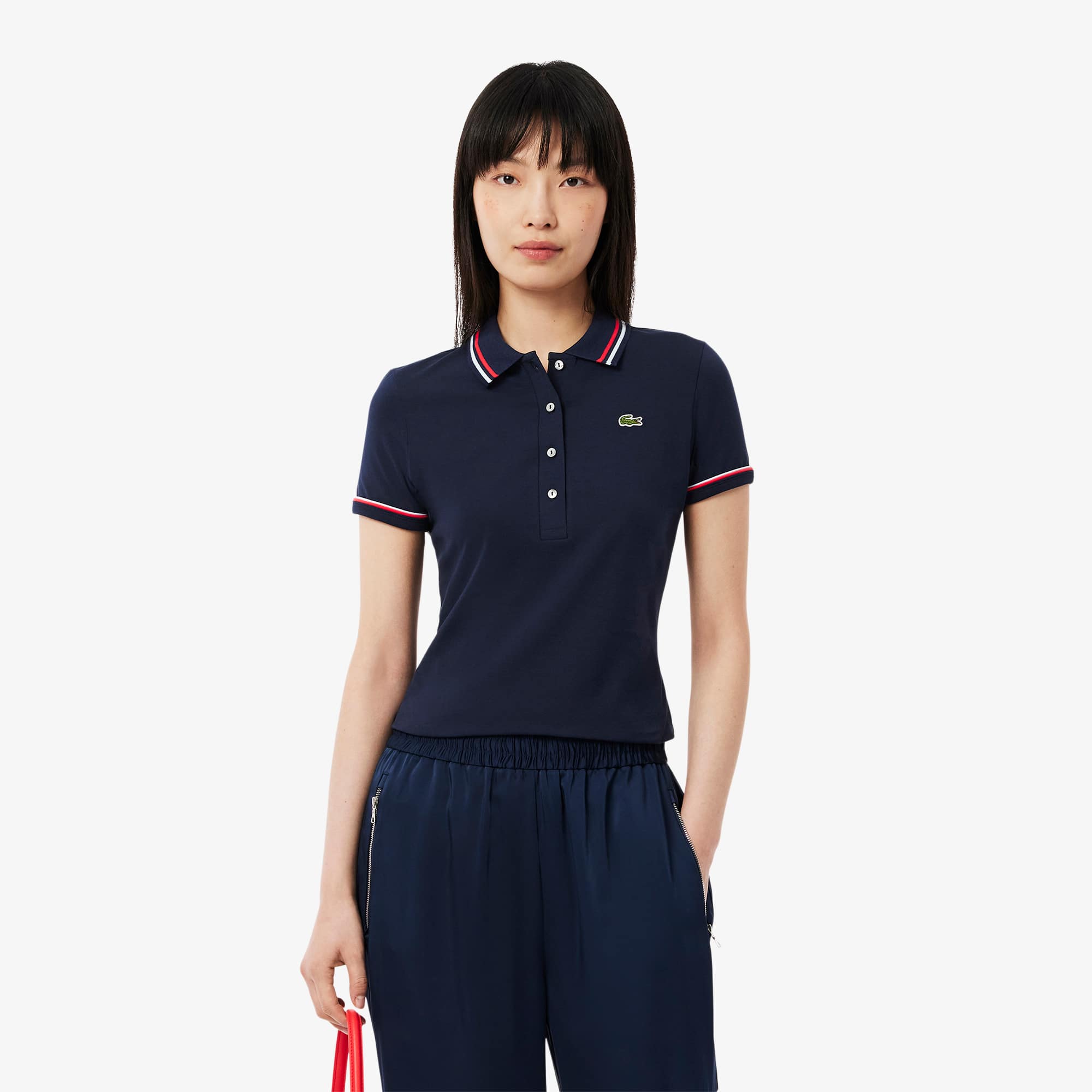 Polo Mc Seasonal Jersey Mercerise Listras Duplas - Polos Femininas